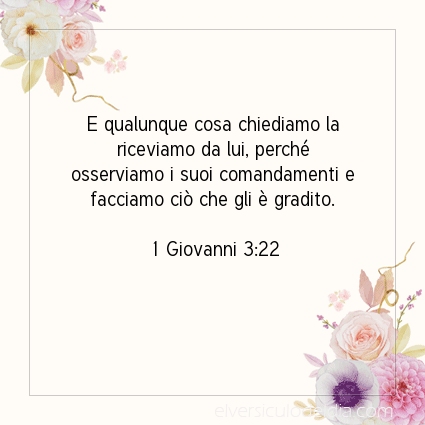 Immagine Versetto del Giorno 1 Giovanni 3:22