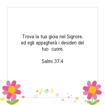 Immagine Versetto del Giorno Salmi 37:4