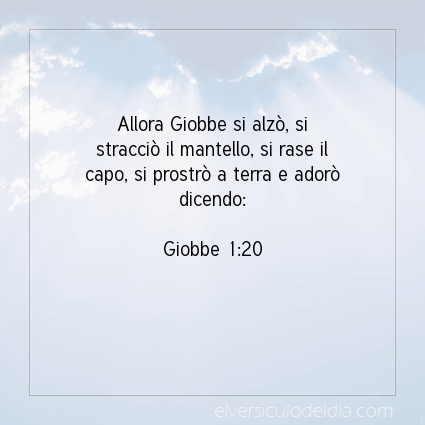 Immagine Versetto del Giorno Giobbe 1:20