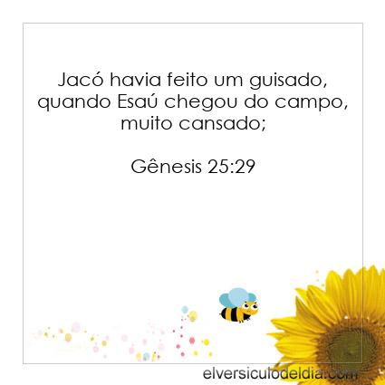 Gênesis 25:29 AA - Imagen Verso do Dia