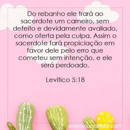Levítico 5:18 NVI - Imagen Verso do Dia
