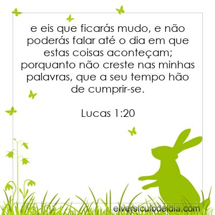 Lucas 1:20 AA - Imagen Verso do Dia