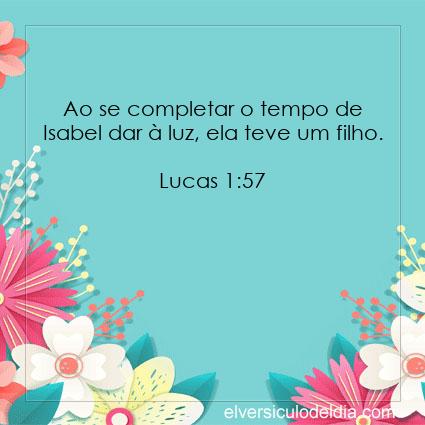 Lucas 1:57 NVI - Imagen Verso do Dia