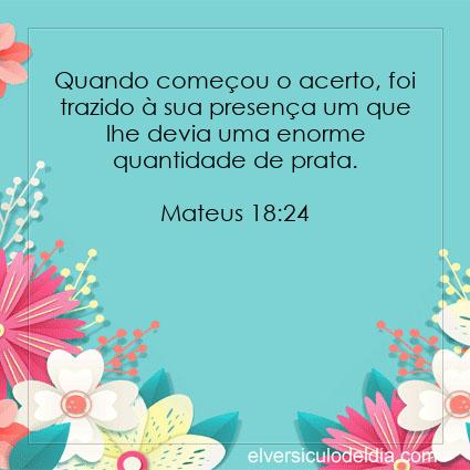 Mateus 18:24 NVI - Imagen Verso do Dia