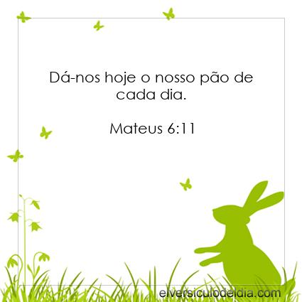Mateus 6:11 NVI - Imagem Verso do Dia