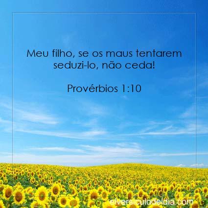 Provérbios 1:10 NVI - Imagen Verso do Dia