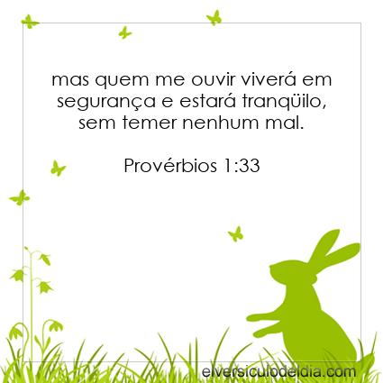 Provérbios 1:33 NVI - Imagen Verso do Dia