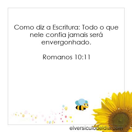 Romanos 10:11 NVI - Imagen Verso do Dia