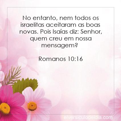 Romanos 10:16 NVI - Imagen Verso do Dia