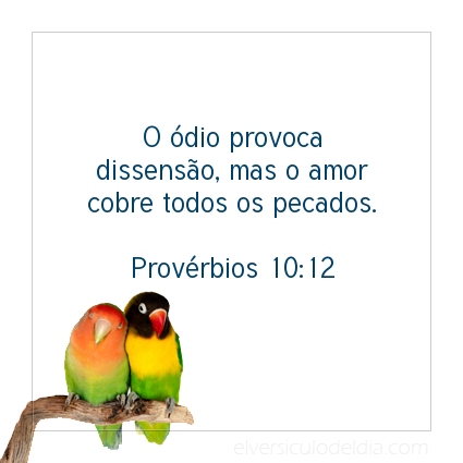 Imagem Verso do dia Provérbios 10:12