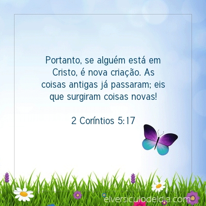 Imagem Verso do dia 2 Coríntios 5:17