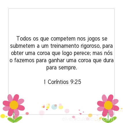 Imagem Verso do dia 1 Coríntios 9:25