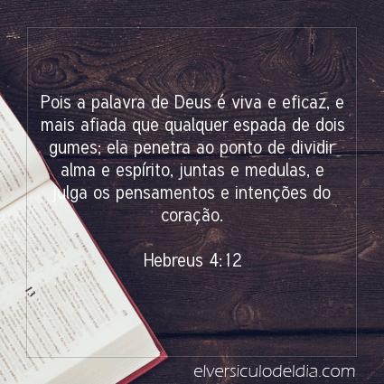 Imagem Verso do dia Hebreus 4:12
