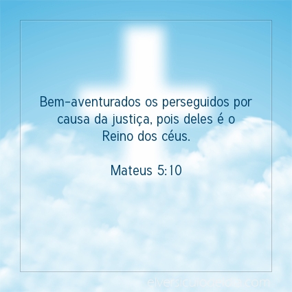 Imagem Verso do dia Mateus 5:10