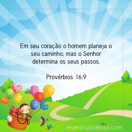 Imagem Verso do dia Provérbios 16:9
