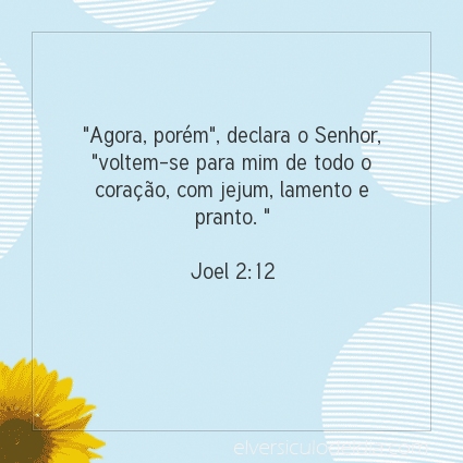 Imagem Verso do dia Joel 2:12