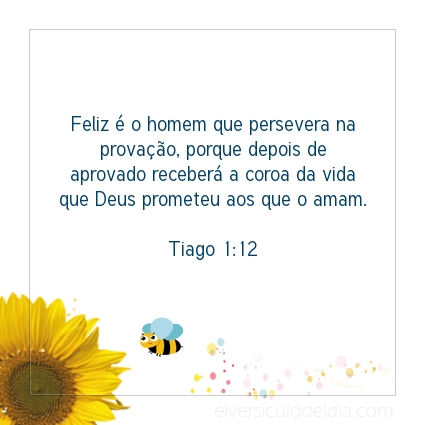 Imagem Verso do dia Tiago 1:12