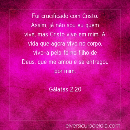 Imagem Verso do dia Gálatas 2:20