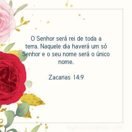 Imagem Verso do dia Zacarias 14:9