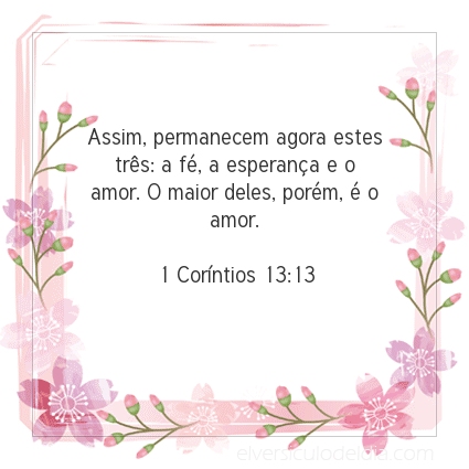 Imagem Verso do dia 1 Coríntios 13:13