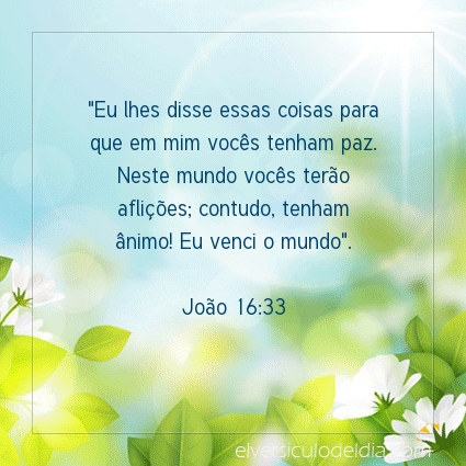 Imagem Verso do dia João 16:33