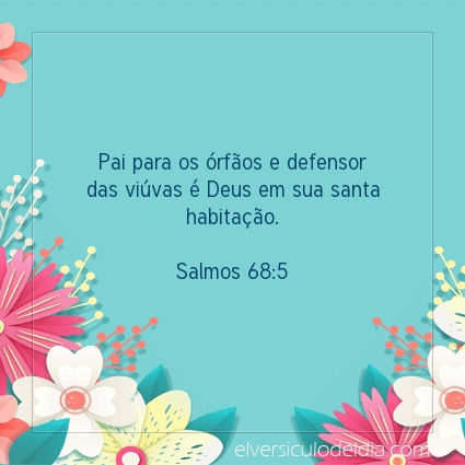 Imagem Verso do dia Salmos 68:5