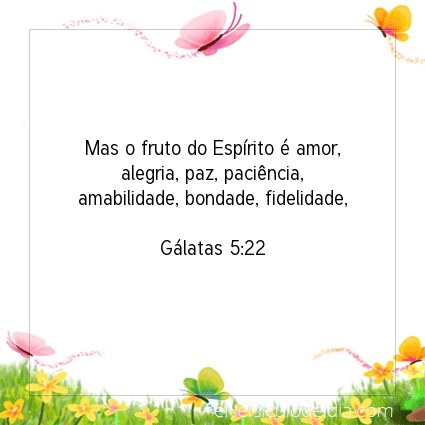 Imagem Verso do dia Gálatas 5:22