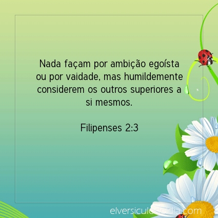Imagem Verso do dia Filipenses 2:3