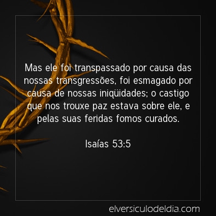 Imagem Verso do dia Isaías 53:5
