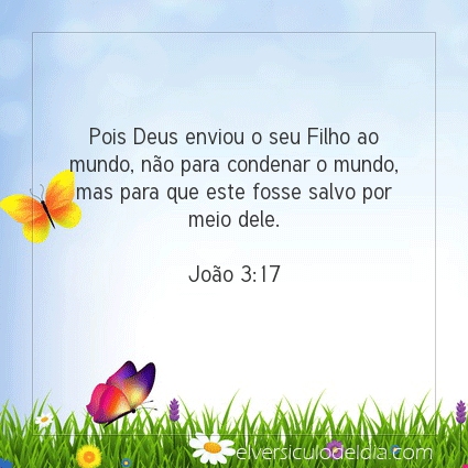 Imagem Verso do dia João 3:17