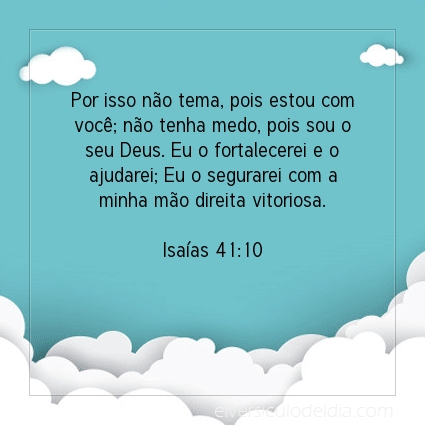 Imagem Verso do dia Isaías 41:10