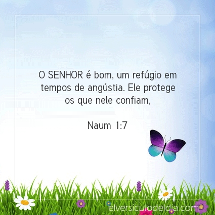 Imagem Verso do dia Naum 1:7