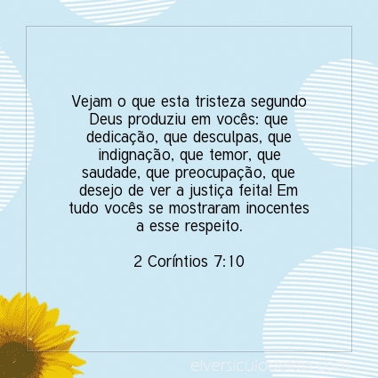 Imagem Verso do dia 2 Coríntios 7:10