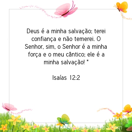 Imagem Verso do dia Isaías 12:2