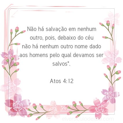 Imagem Verso do dia Atos 4:12