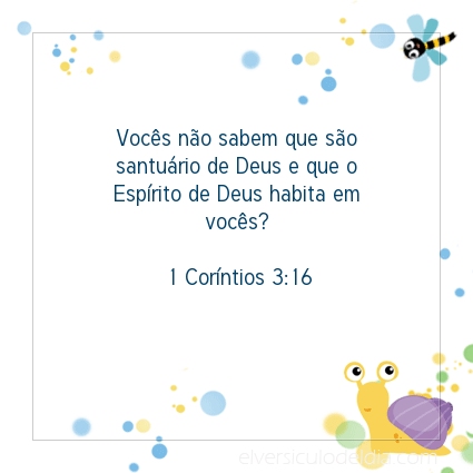 Imagem Verso do dia 1 Coríntios 3:16
