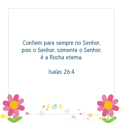Imagem Verso do dia Isaías 26:4