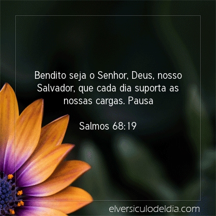 Imagem Verso do dia Salmos 68:19
