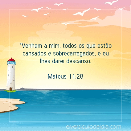 Imagem Verso do dia Mateus 11:28