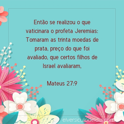 Imagem Verso do dia Mateus 27:9