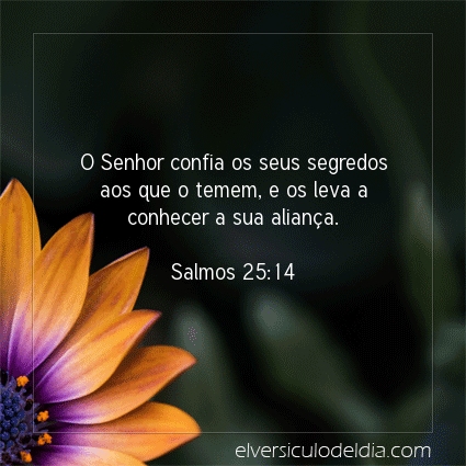 Imagem Verso do dia Salmos 25:14