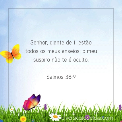 Imagem Verso do dia Salmos 38:9