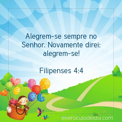 Imagem Verso do dia Filipenses 4:4