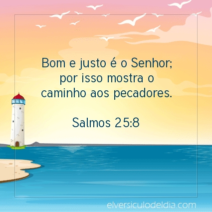 Imagem Verso do dia Salmos 25:8