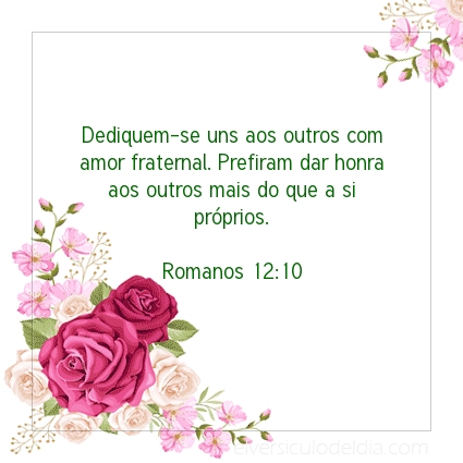 Imagem Verso do dia Romanos 12:10