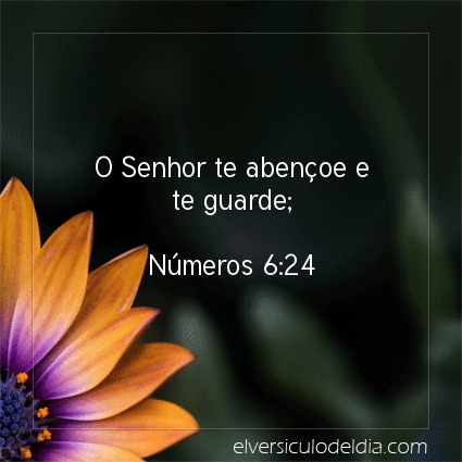 Imagem Verso do dia Números 6:24