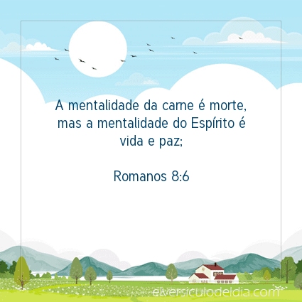 Imagem Verso do dia Romanos 8:6