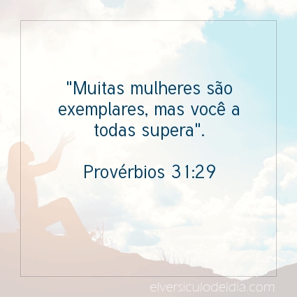 Imagem Verso do dia Provérbios 31:29