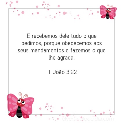 Imagem Verso do dia 1 João 3:22