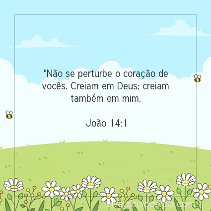 Imagem Verso do dia João 14:1